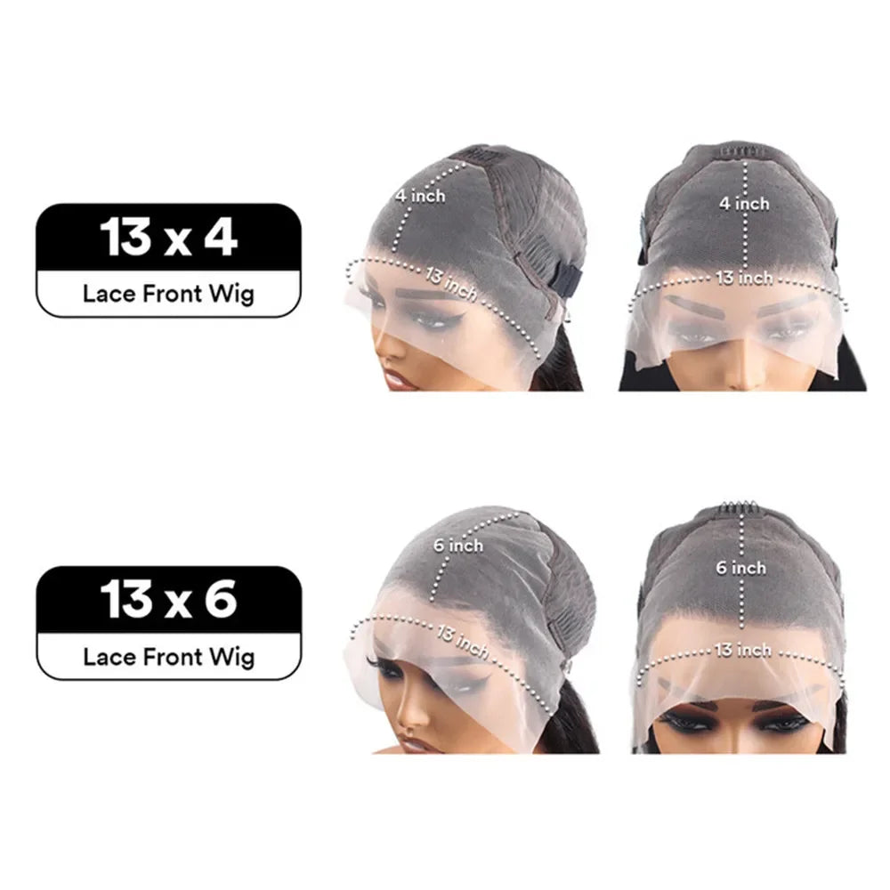 13x4 HD Lace Frontal Wig P427 Highlight Wig Human Hair Water Wave Lace Front Wig 30 Inch Brazilian Deep Wave 13x6 Lace Front wig