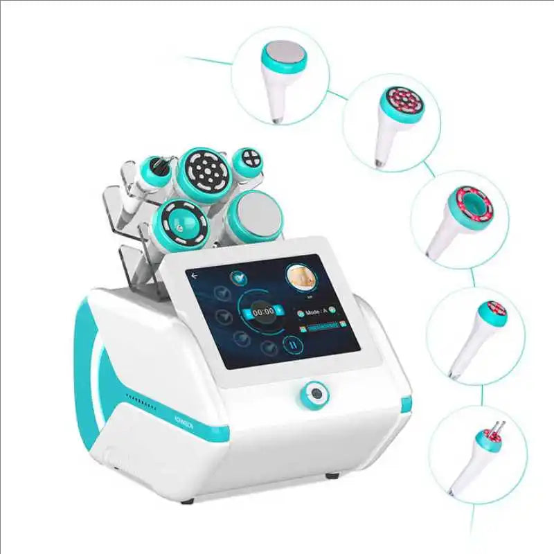 5 in 1 Weight Loss Vacuum Cavitation System Ultrasonic Rf 40k or 80k Ultrasonic Cavitation Machine Beauty Salon Equipment