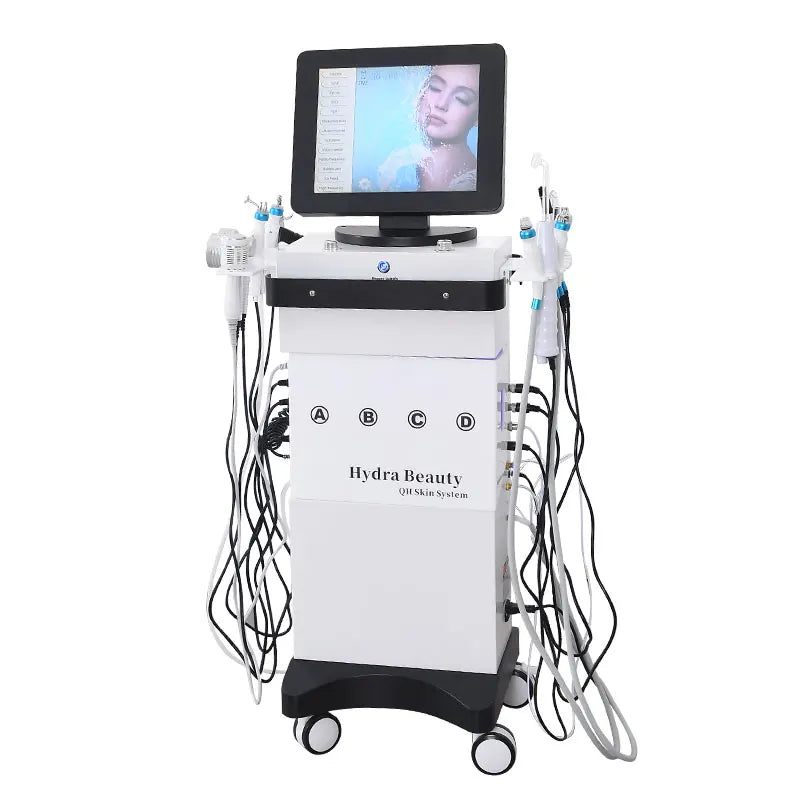 NEW EST 14 in 1 Women Aesthetic Beauty Equipment Bubble Oxygenation Scrubber Facial Machine