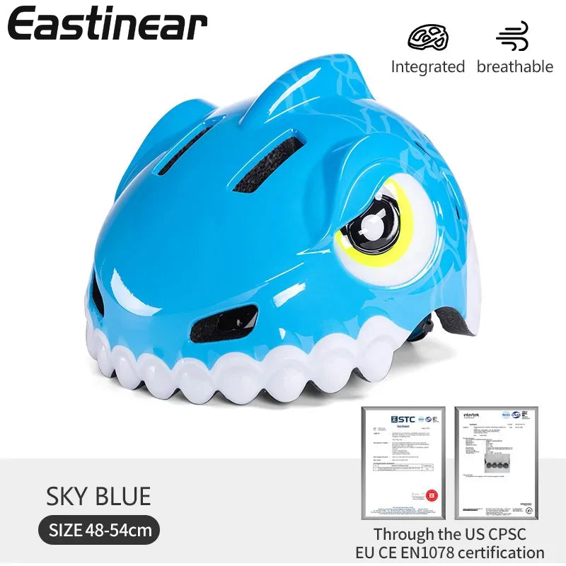 Eastinear Children's Bicycle Helmet Children's Sports Safety Protection Equipment Balance Bike Skateboard Rotation Safety Helmet