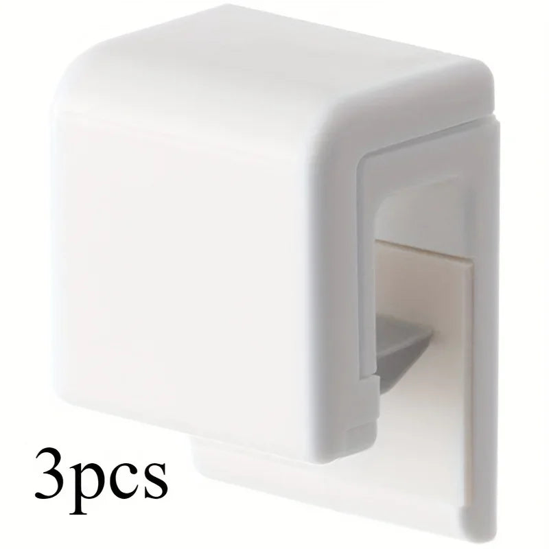 Punch-free Toothbrush Holder Wall-mounted Toothpaste Holder Storage Rack Holders Organizer Bathroom Accessories