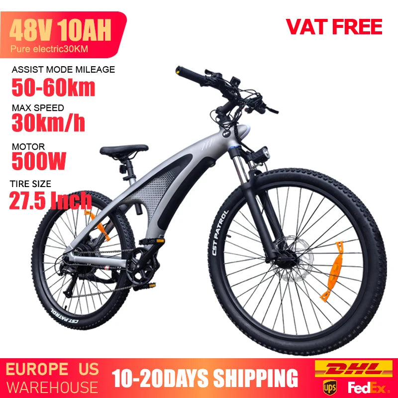HUANCI Q5 E bike 2000W motor Off-Road Electric bike 48V 20AH electric bicycle 57km/h electric bikes for adult 27.5 Inch ebikes
