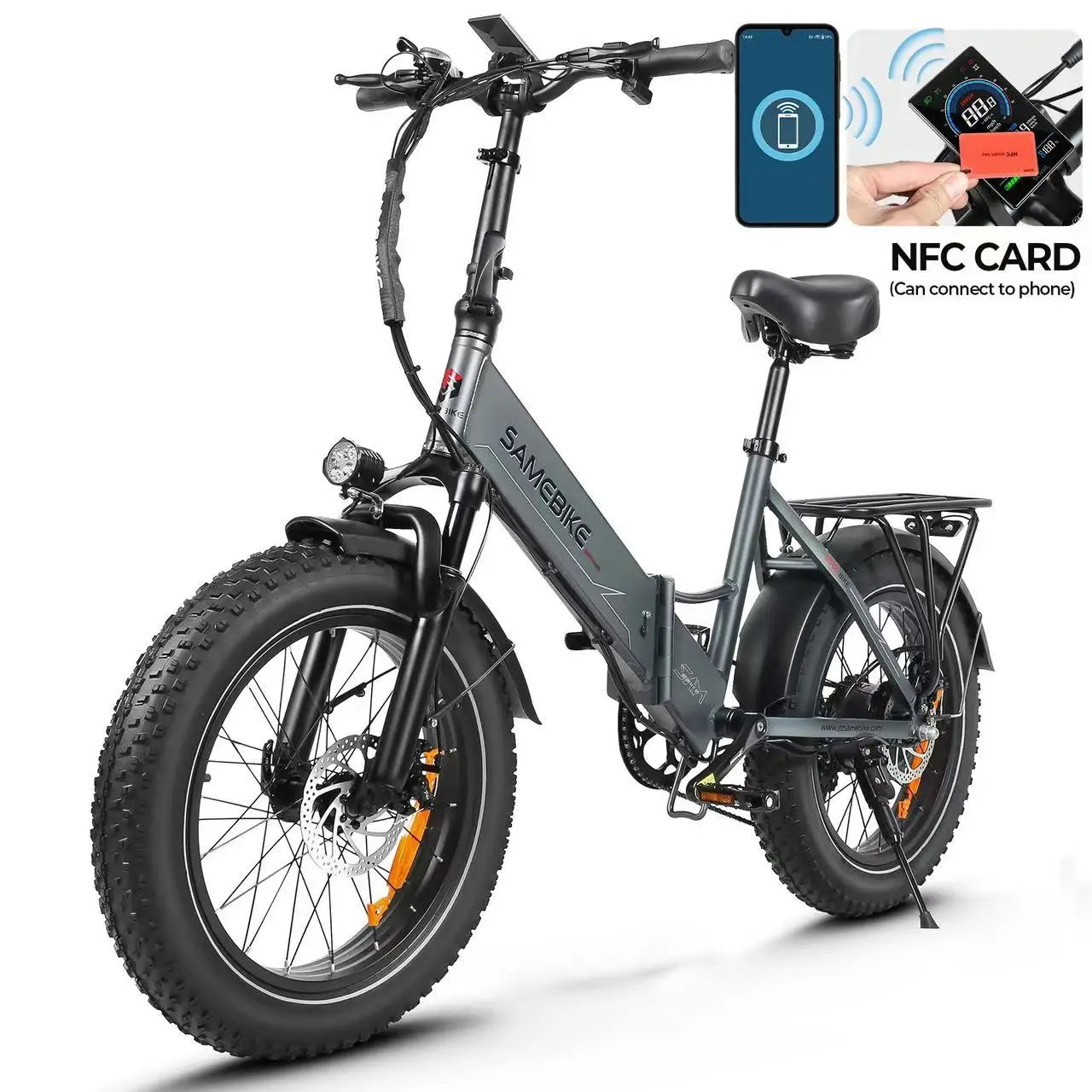 Folding Electric Bicycle 750W Motor 48V13AH Lithium Battery Disc Brake E-bike Adult City Travel 20*4 Inch Fat Tire Electric Bike