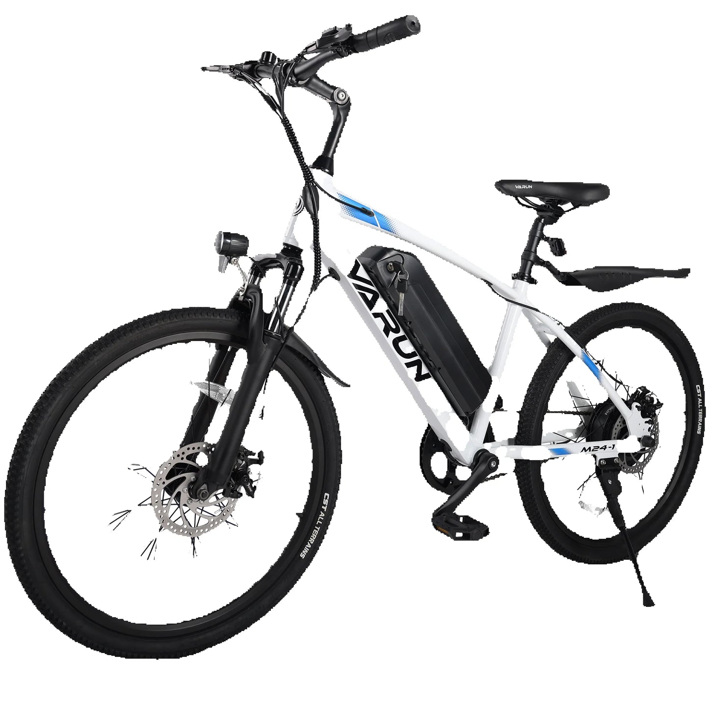 VARUN M24-1 E-Bike For Adults 250W Motor 36V 7.8Ah Battery Mountain Electric Bike 24 Inch Tires City Commuter Electric Bicycle