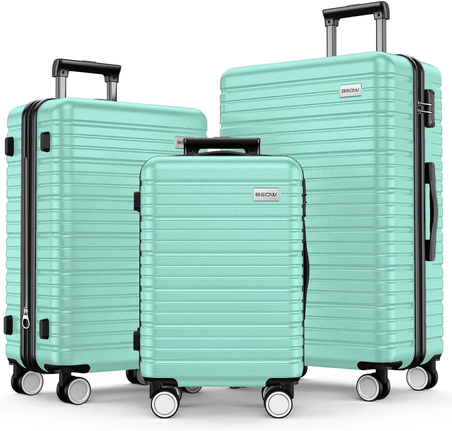 Luggage Sets 3 Piece 20/24/28 Inch Expandable Hardside Lightweight Durable Suitcases with Spinner Wheels, TSA Lock For Women Men