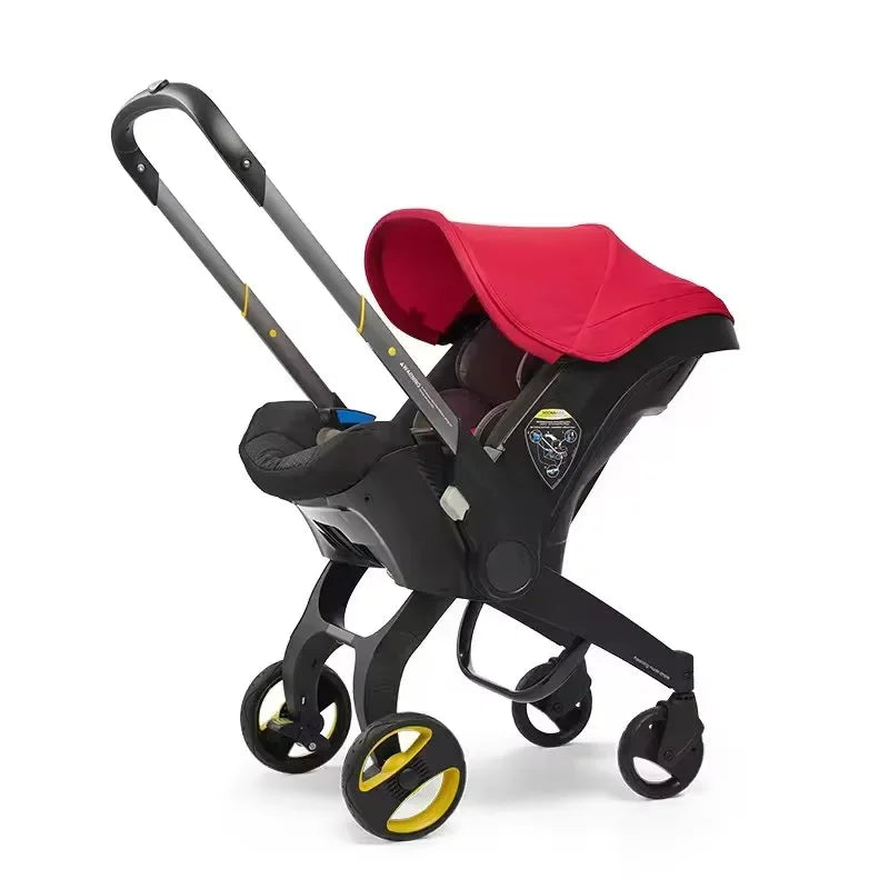 4 in 1 Baby Stroller Lightweight Stroller Baby Carriage Baby pram Baby Safety Cart Carriage Travel System High Quality Senior