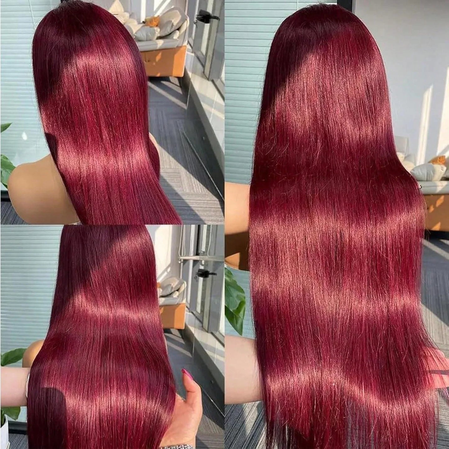 250% High Density Bone Straight Human Hair Wigs 13x4 HD Lace Front Wig Brazilian 13X4 Full Lace Frontal Human Hair Wig
