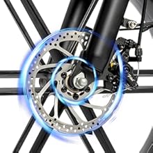 Ridstar Folding Electric Bike for Adults 1000/1500W 30MPH 48V 15/20Ah 20/26" Fat Tire City Commuter Foldable EBike for Men Women
