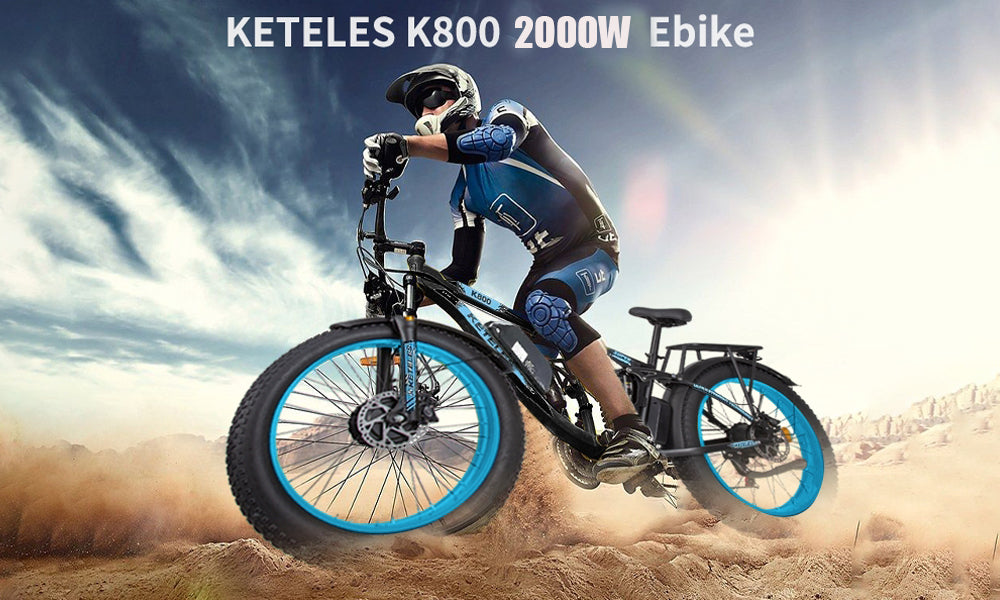 KETELES k800 dual motor electric bike 2000W adult electric mountain bike, 17.5AH/23AH battery, 21 speeds, hydraulic brakes, 26''