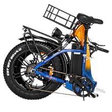 Ridstar Folding Electric Bike for Adults 1000/1500W 30MPH 48V 15/20Ah 20/26" Fat Tire City Commuter Foldable EBike for Men Women