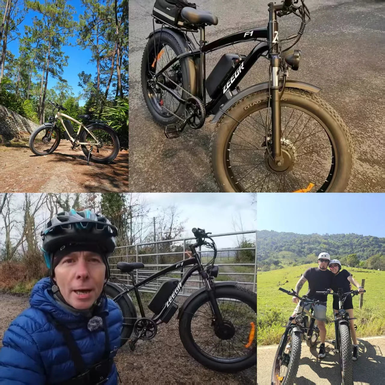 Snow/Beach 1000W Fat Tire E-Bike 48V 16AH Long Range - 26" Full Suspension Hydraulic Brake Off-Road Mountain Bike | US Warehouse