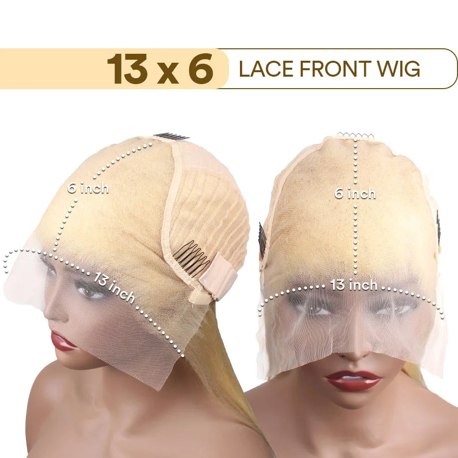 200% Density Lace Front Wig Human Hair 13X6 27 Deep Wave Honey Blonde HD Lace Frontal Curly Wigs For Women Human Hair Wig sale