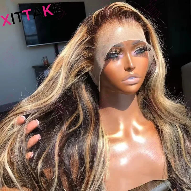 250% High Density Bone Straight Human Hair Wigs 13x4 HD Lace Front Wig Brazilian 13X4 Full Lace Frontal Human Hair Wig