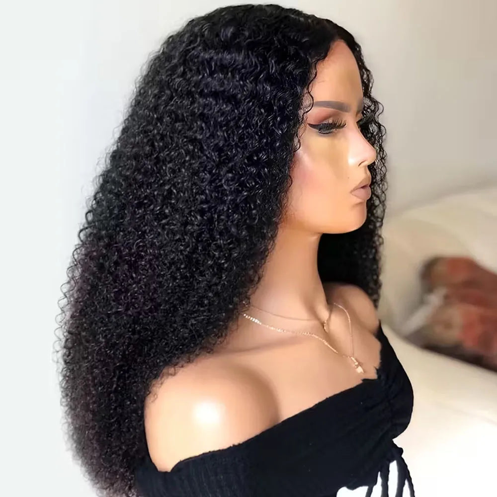 250 Density 30 Inch Kinky Curly 360 13x6 13x4 HD Lace Front Human Hair Wig 5x5Closure Glueless Wig Deep Wave Lace Frontal Wig
