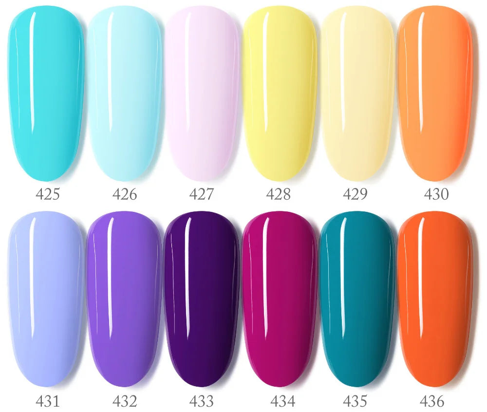 7.5ml VENALISA Gel Nail Polish Set VIP4 Hema Free NailManicure Soak off Base Nowipe Topcoat UV LED Nail Gel Varnish Kit
