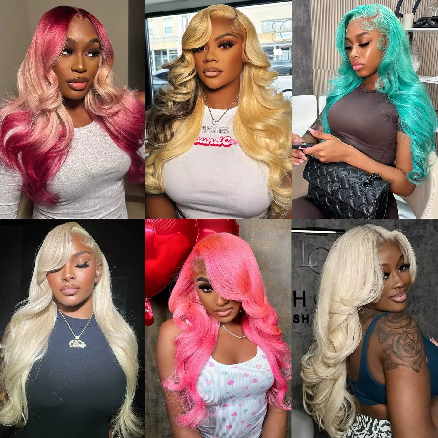 Wiglovie 613 Honey Blonde Transparent Body Wave 13x5 Lace Frontal Wigs Human Hair Colored Curly 13x6 Lace Front Wig For Women
