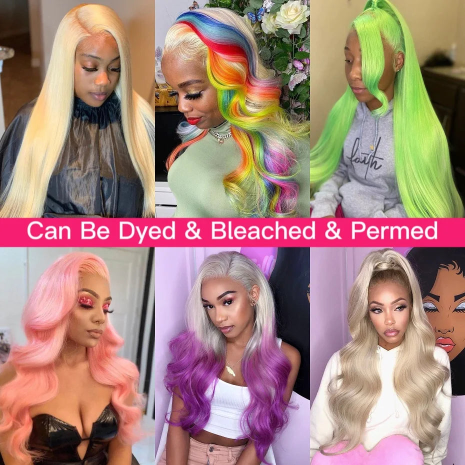 Facebeauty 613 Blonde 1/3/4 Brazilian Hair Bundles Straight Weave Remy 100% Human Hair Weft 26 28 30 32 34 36 38 40 Inch Bundle