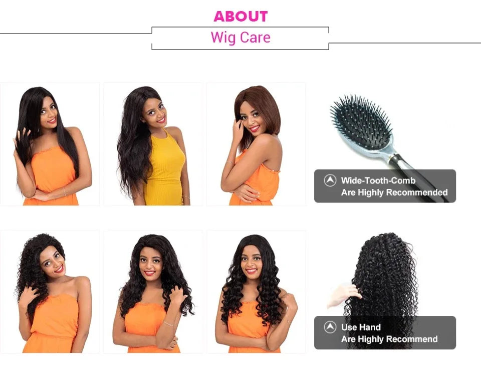 Highlight Blonde Body Wave 13x6 HD Transparent Lace Frontal Wigs 100% Human Hair 13x4 HD Lace Front Human Hair Wigs For Women