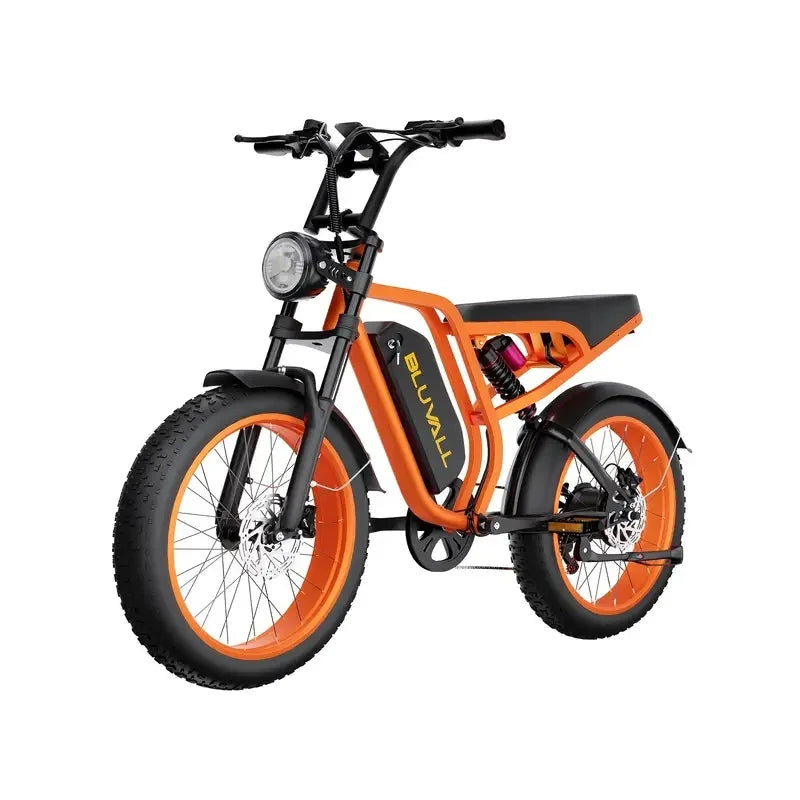 Electric Bike For Adults 20 Inch Anti-Explosion Tires1000W Motor 52V 20Ah Battery Full Suspension Off-Road E-Bike for Men Women