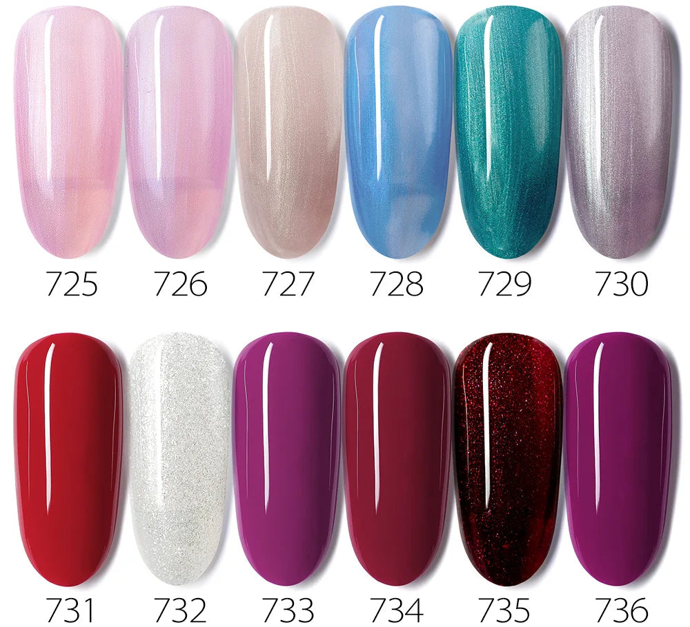 7.5ml VENALISA Gel Nail Polish Set VIP4 Hema Free NailManicure Soak off Base Nowipe Topcoat UV LED Nail Gel Varnish Kit
