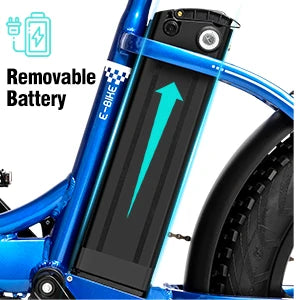 Ridstar Folding Electric Bike 1000W 30MPH 48V 15Ah Removable Battery 20" Fat Tire City Commuter Foldable EBike for Women UL2849