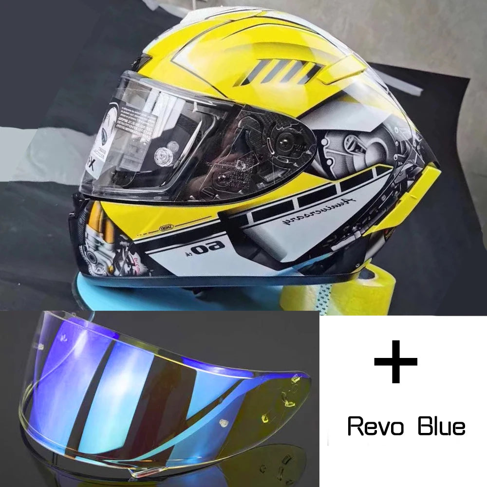 Full Face Motorcycle helmet X-14  X14 yellow HA  RIM 1 helmet Riding Motocross Racing Motobike Helmet Casco De Motocicleta