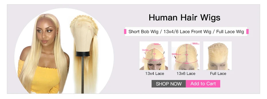 Facebeauty 613 Blonde 1/3/4 Brazilian Hair Bundles Straight Weave Remy 100% Human Hair Weft 26 28 30 32 34 36 38 40 Inch Bundle