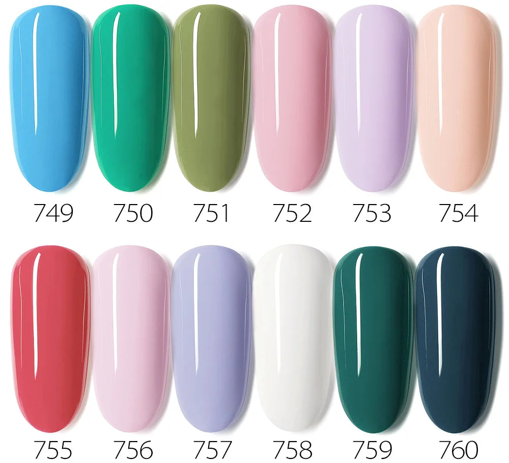 7.5ml VENALISA Gel Nail Polish Set VIP4 Hema Free NailManicure Soak off Base Nowipe Topcoat UV LED Nail Gel Varnish Kit