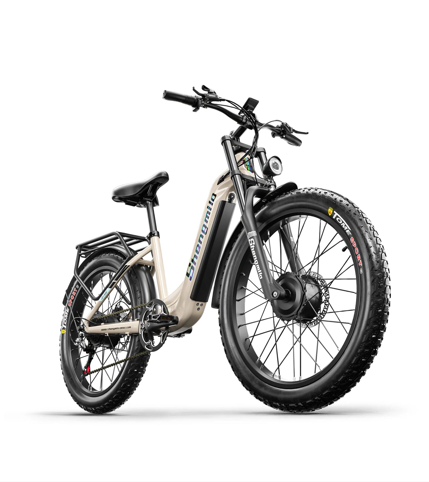 Shengmilo S700 Adult Journey Ebike 2000W 48V 17.5Ah Hydraulic Disc Brakes Electric Bicycle 26*3.0" Tire Mountain Electric Bike