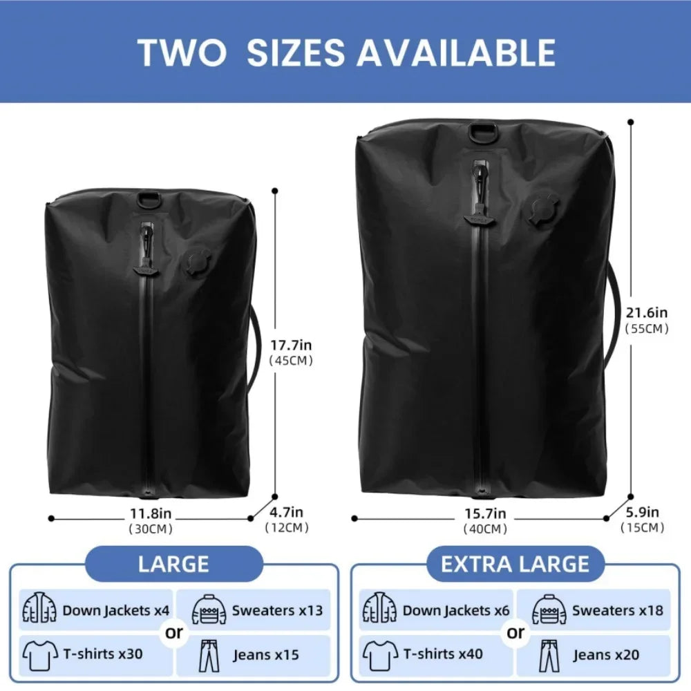 TPU Vacuum Storage bag,Travel essentials Clothes organizer packaging bags practical accessories compression packing cubes