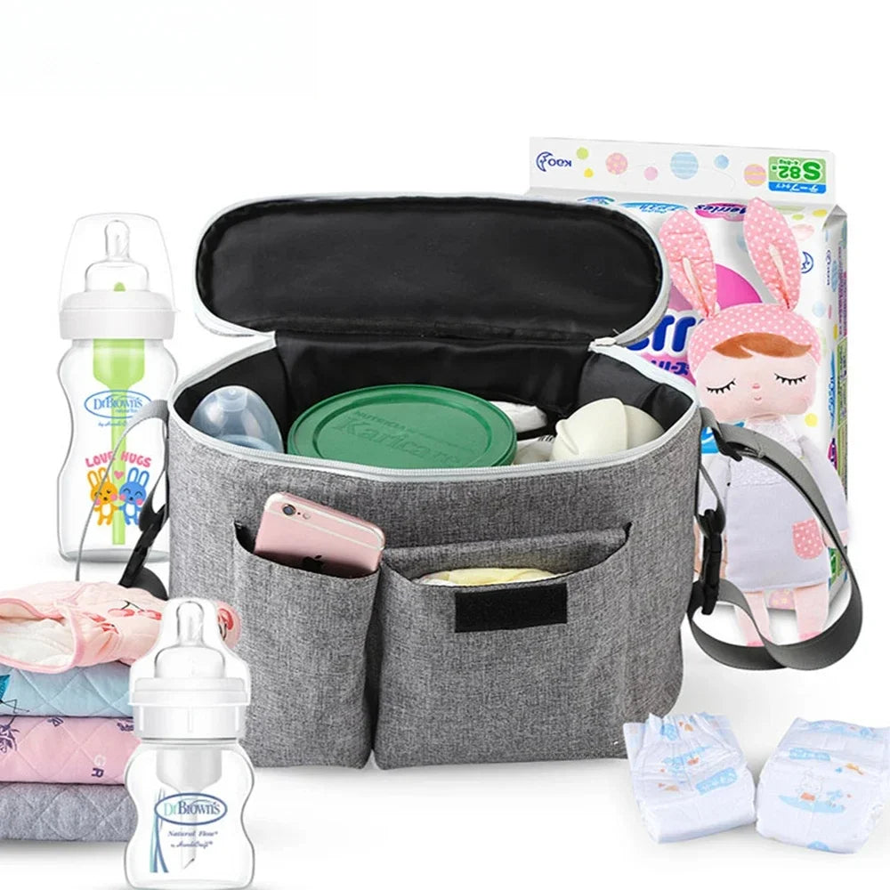 Baby Diaper Bags Stroller Nappy Hanging Packages Maternity Nursing Tote Pack Pram Buggy Cart Mommy Infant For Travelling