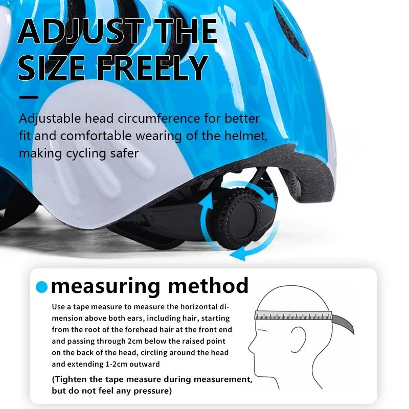 Eastinear Children's Bicycle Helmet Children's Sports Safety Protection Equipment Balance Bike Skateboard Rotation Safety Helmet