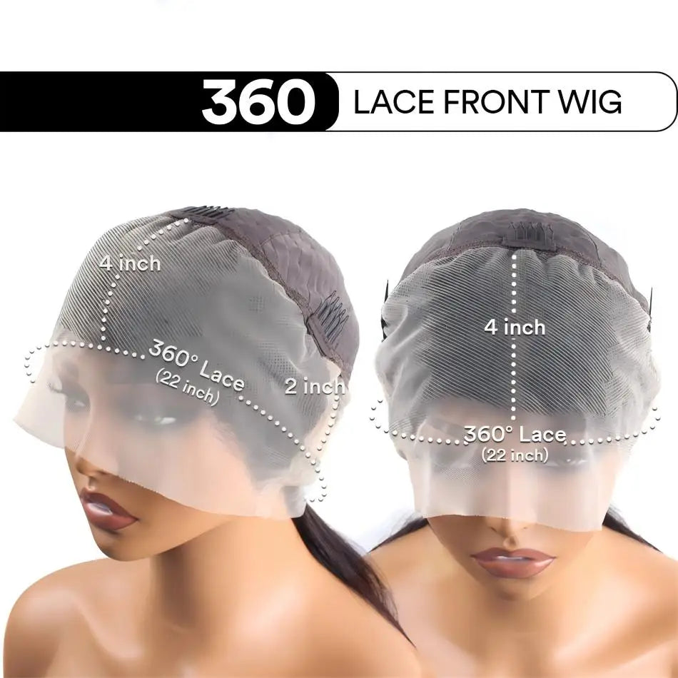 40 Inch 360 Full Lace Wig Deep Wave Frontal Wigs Brazilian Curly Human Hair Wigs Hd 360 Lace Wigs Invisible Drawstring For Women