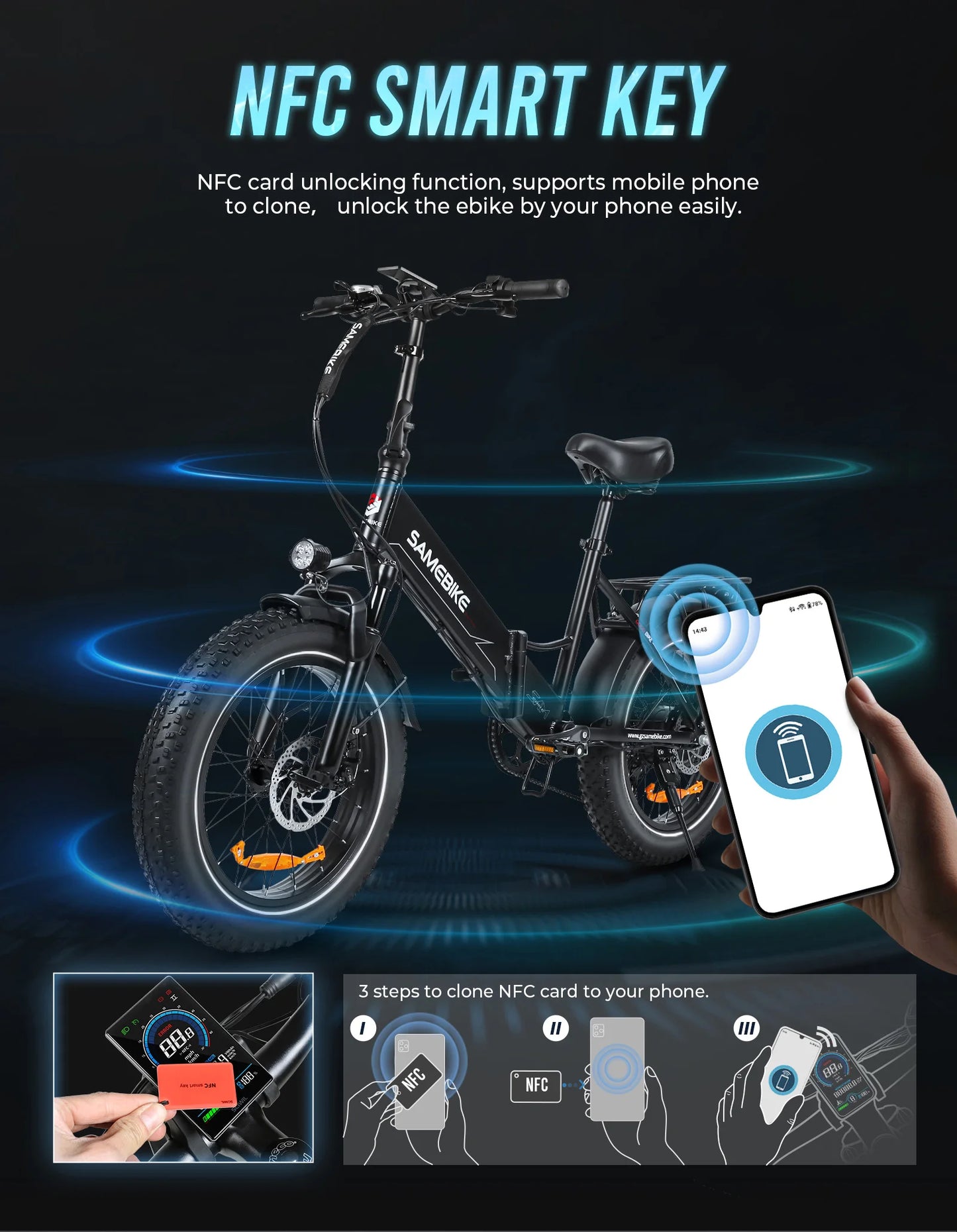 Folding Electric Bicycle 750W Motor 48V13AH Lithium Battery Disc Brake E-bike Adult City Travel 20*4 Inch Fat Tire Electric Bike