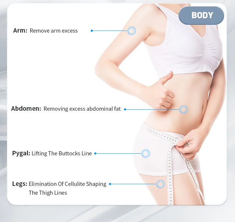 NEO Equipment Slimming Ultrasound Cellulite Wrinkle Removal Face Lift 2 Handles Ultra 360 Fat Reducing Machine For Salon