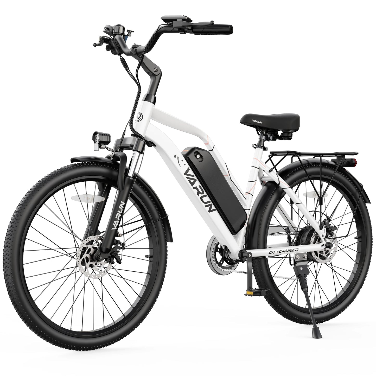 VARUN CITY CRUISER Electric Bicycle 500W Motor Adult E-Bike 48V 7.8AH Battery Women Electric Bike 26 lnch Tire Mountain E-Bike