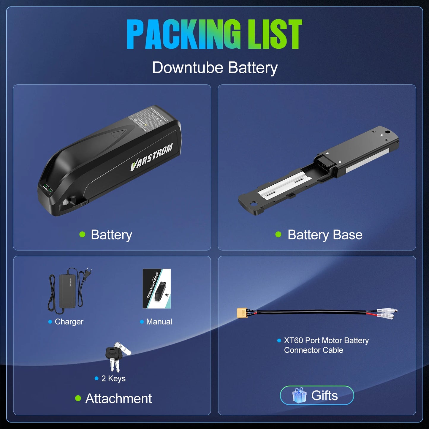 Electric Bike Battery Hailong 48V 36V 52V 20AH 30AH Downtube Pack with Original 21700 Cell 40A BMS for BBS02 TSDZ8 E-Bike Motor