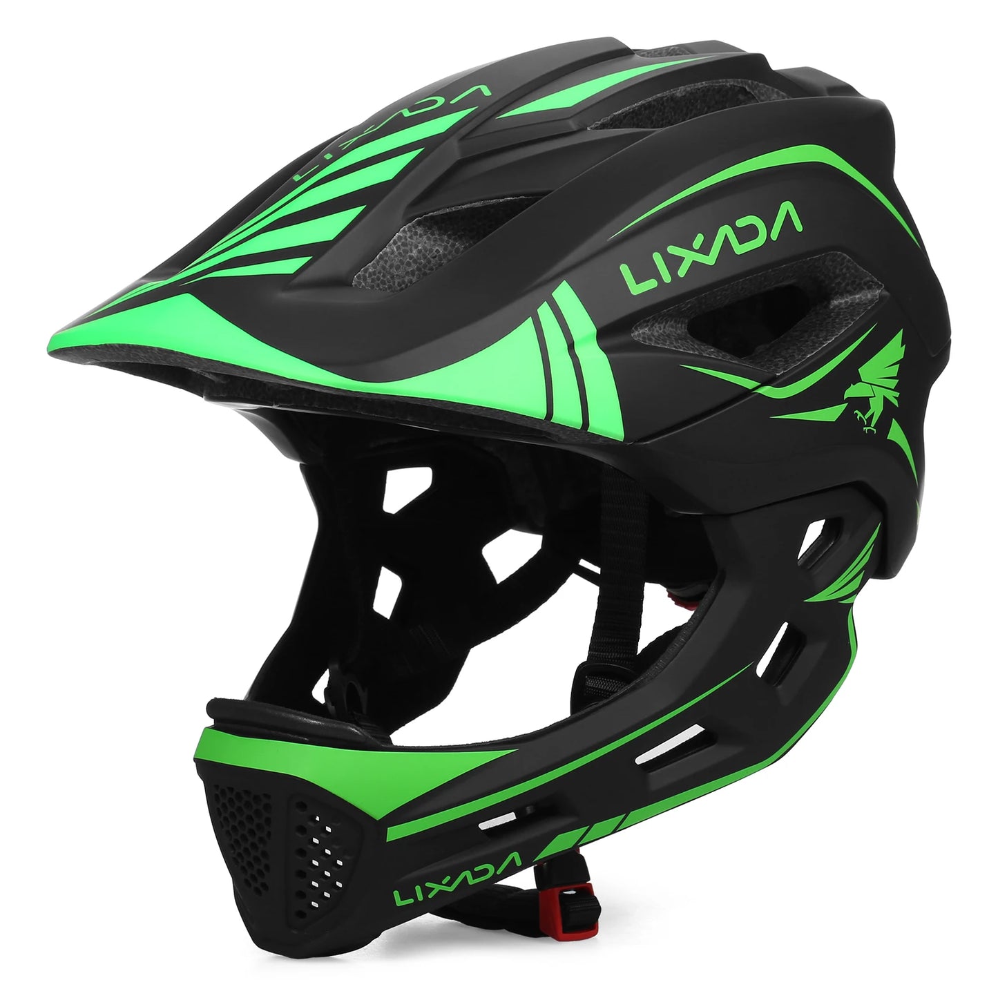 Lixada Kids Detachable Full Face Helmet Children Sports Safety Bike Helmet Protective Gear for Cycle Skateboarding Roller Skatin