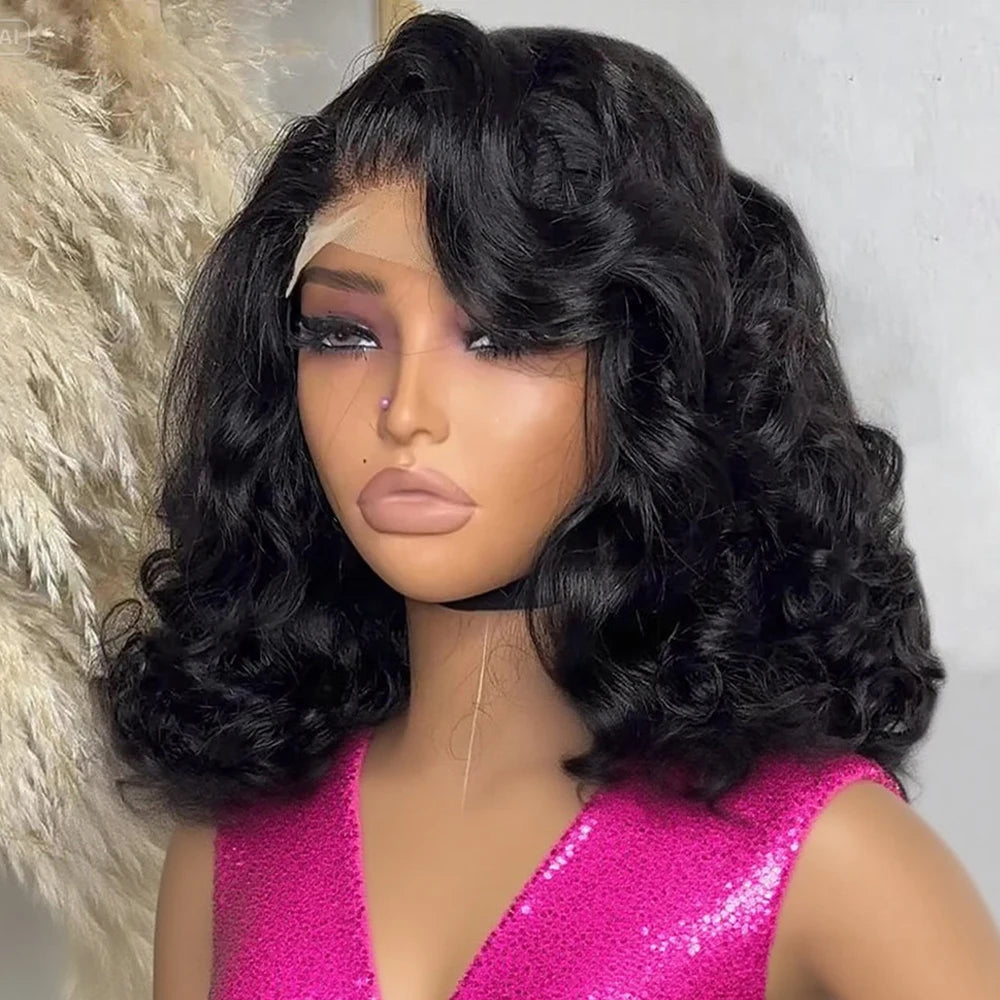 5X5 4X4 Glueless Body Wave Bob Wigs 13X4 13x6 HD Lace Frontal Wig 100% Human Hair Natural Wave Wig Short Bob Wigs of Women