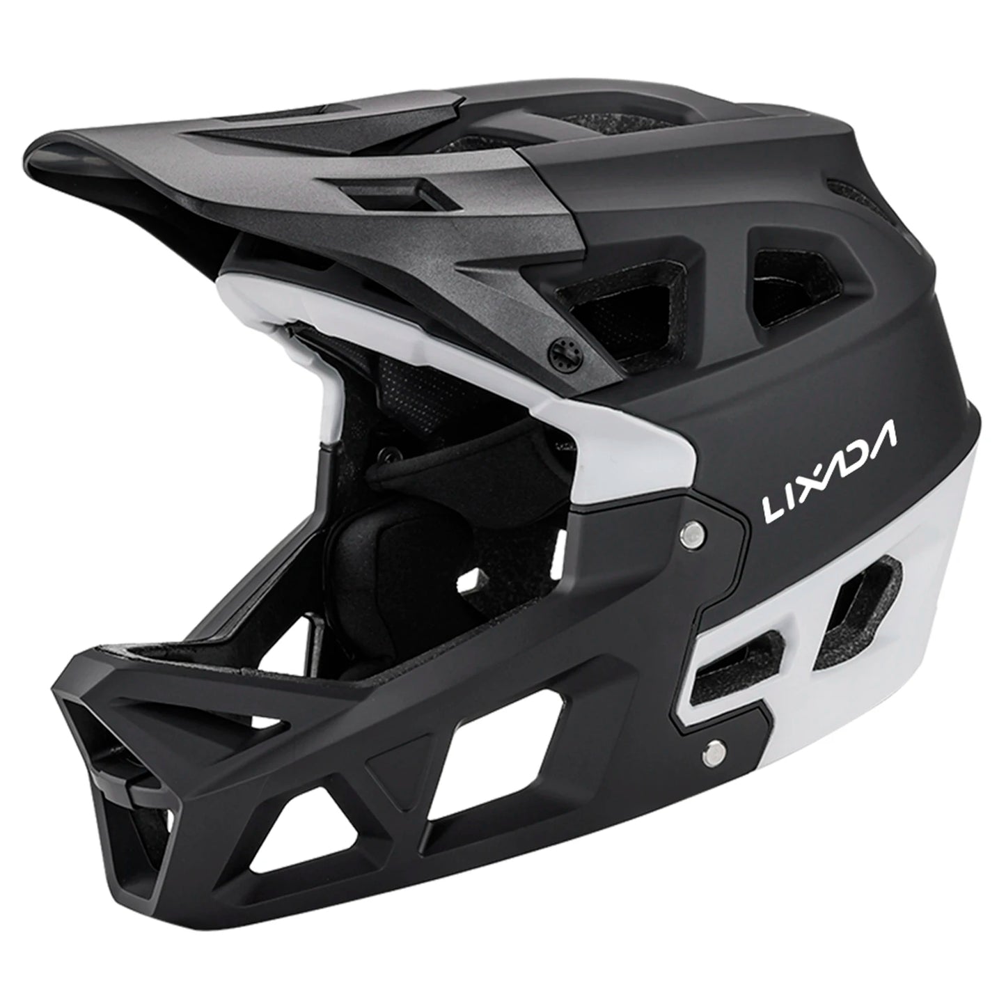 Full Face Mountain Bike Helmet Adult Racing Downhill MTB Helmet for Men/Women Adult Mountain Bike Helmet with Visor Over 31 Vent