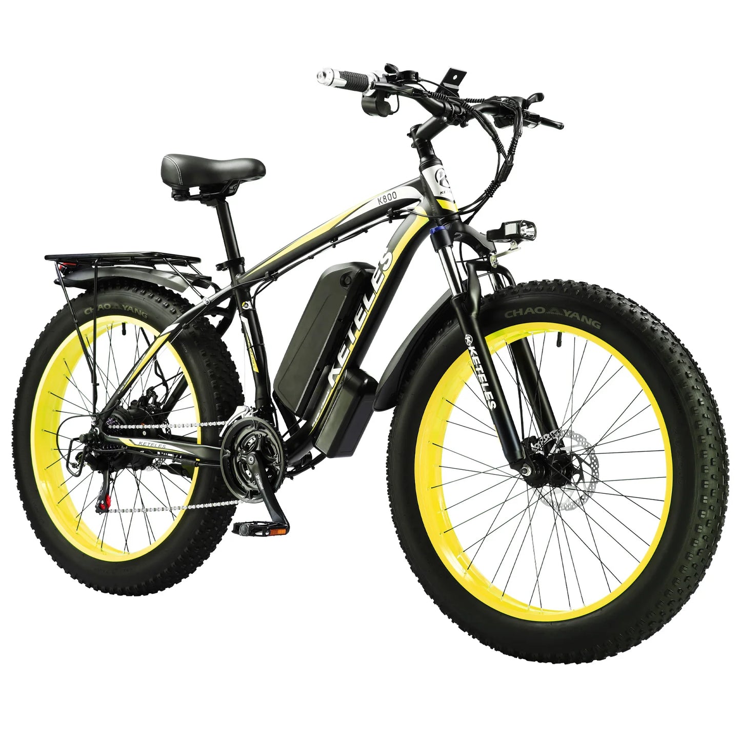 Electric Bike 1000W Motor 48V 20/15AH Lithium Battery E Bike Smart LCD Display 26 Inch All-terrain Fat Tires Electric Bicycle