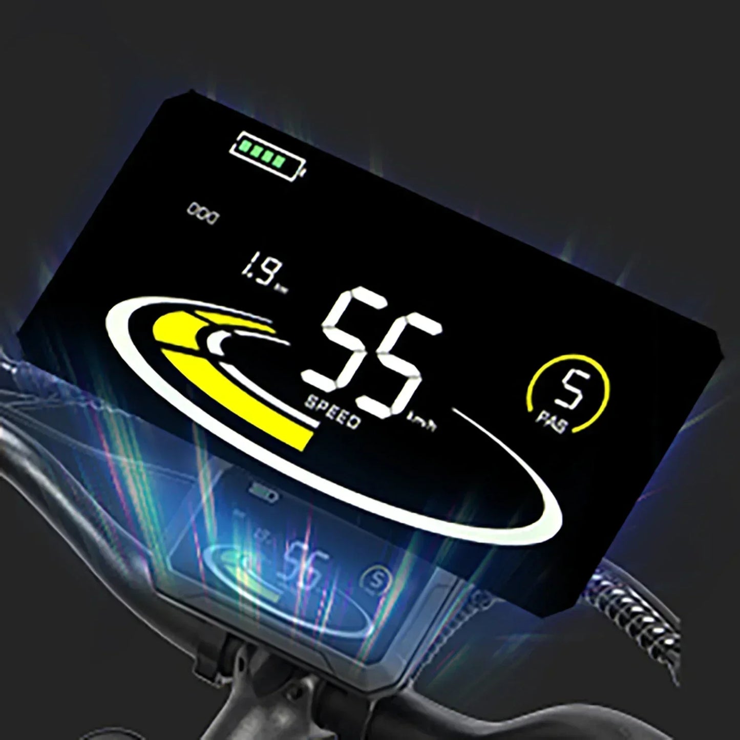 Q20 Pro Ebike, Dual Motor 2000W, Two Batteries 40AH, 60KM/H, Max Mileage 120KM PAS mode, 20*4.0 Fat E-Bicycle City Commuting