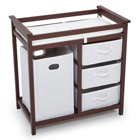 Baby Diaper Stand Multi layer Solid Wood Baby Diaper Stand