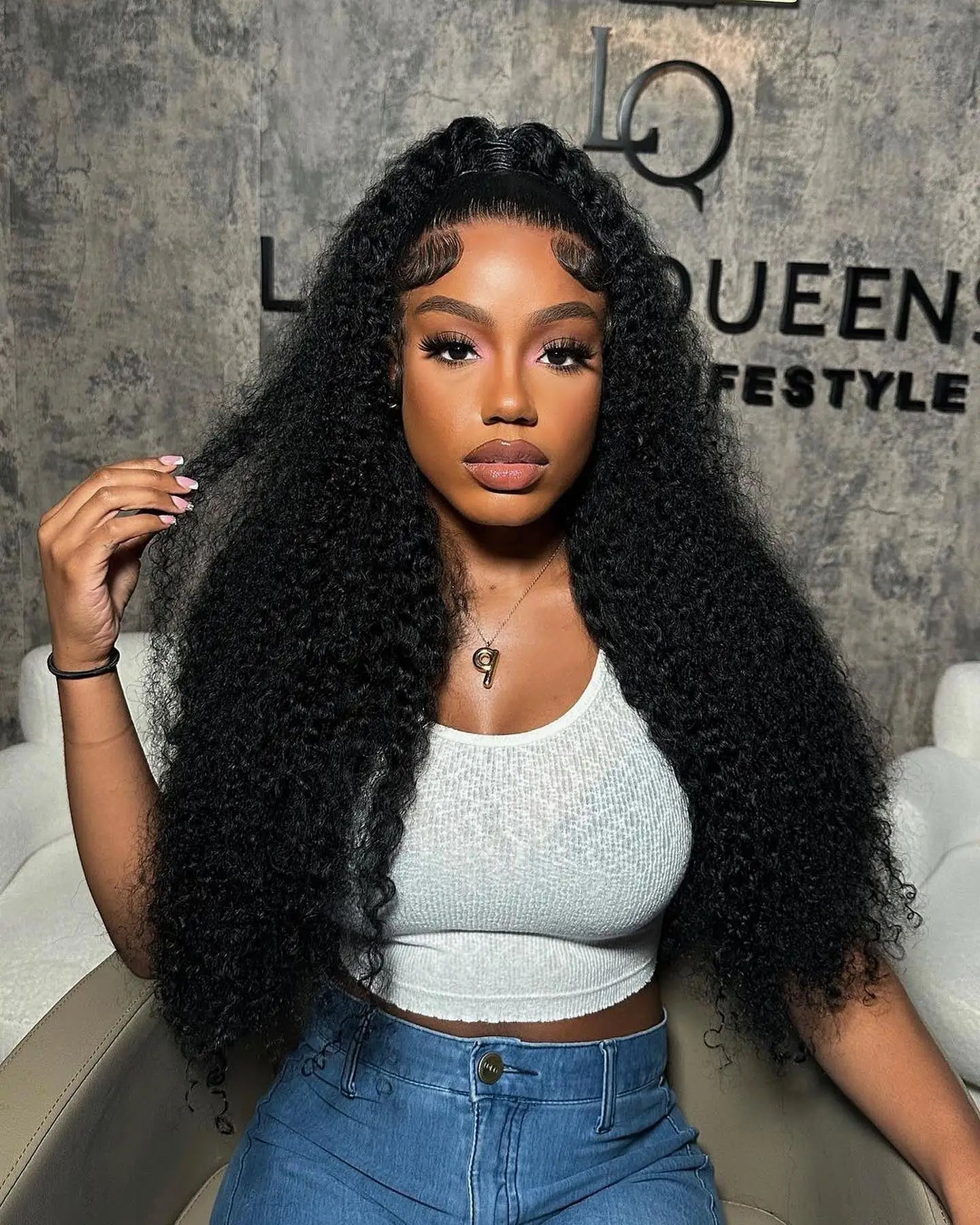 46 Inch Curly Wigs Deep Wave Human Hair 13x6 Lace Frontal Wigs 300% Density Glueless Wigs Human Hair 13x4 360 HD Lace Front Wigs