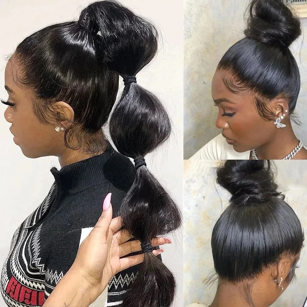 40 Inch 360 Full Lace Wig Deep Wave Frontal Wigs Brazilian Curly Human Hair Wigs Hd 360 Lace Wigs Invisible Drawstring For Women