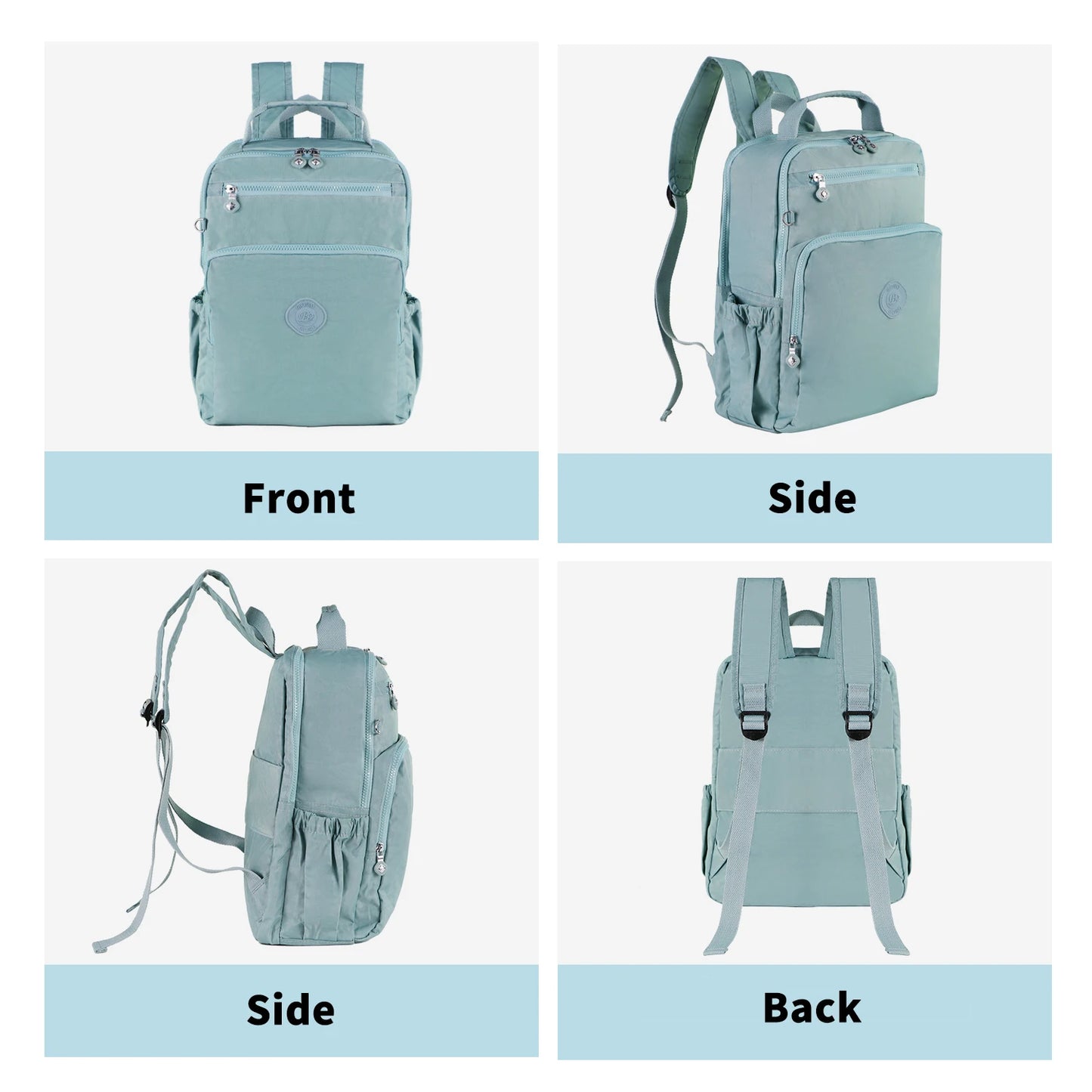 Wome's Travel Laptop Backpack Cabin Travel Bag Rucksack for Women Anti-Theft Carry-On Back Bag for Students Hiking Waterproof