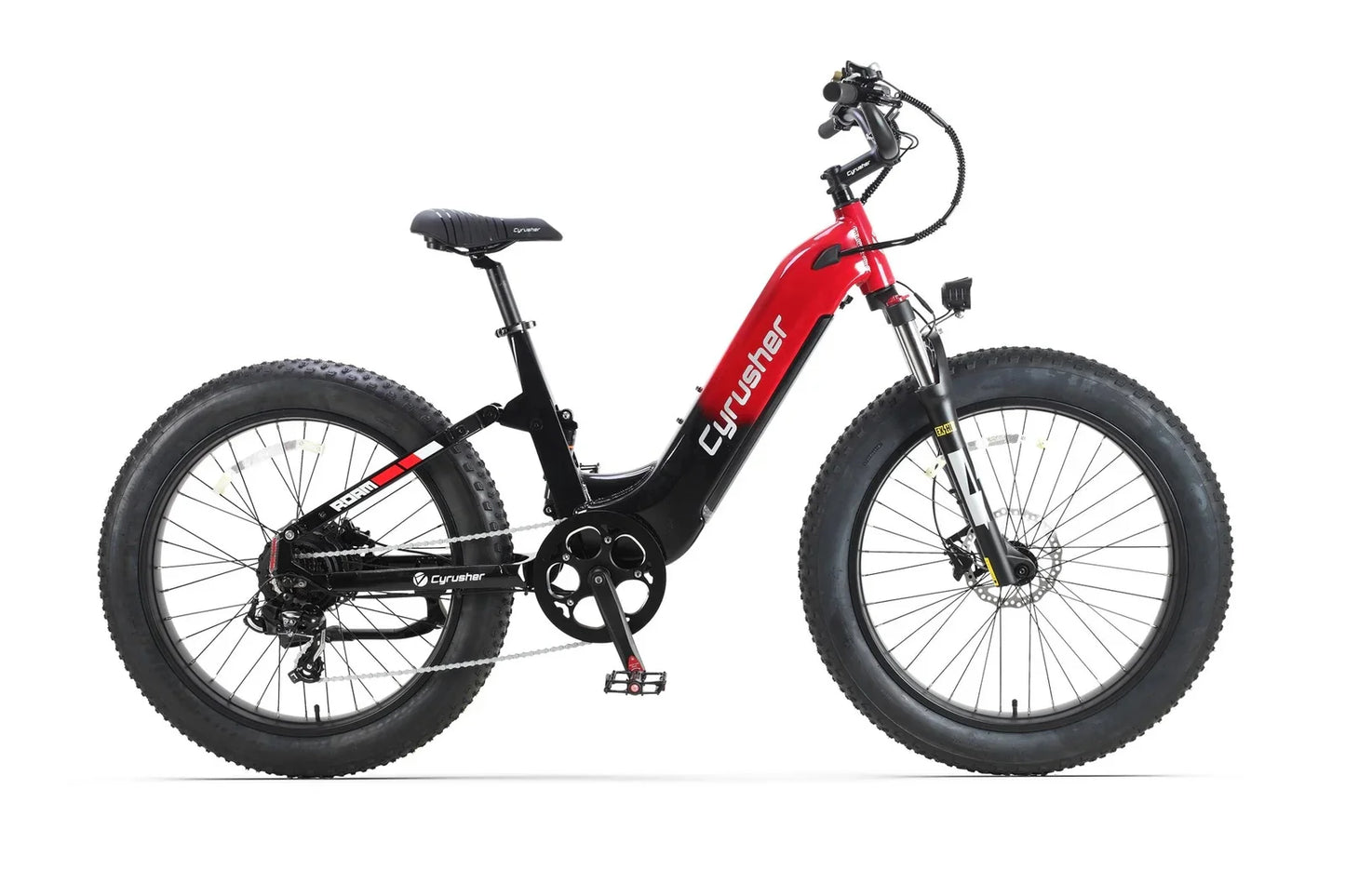 Cyrusher Roam Step-Thru Full Suspension E-Bike 250W 52V 15.6Ah Torque Sensor