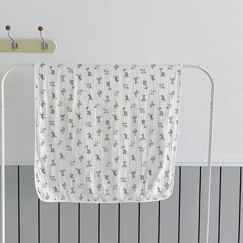 Baby Wrap Blanket Bath Towel Soft Breathable Cotton Towel Newborns Shower Gift