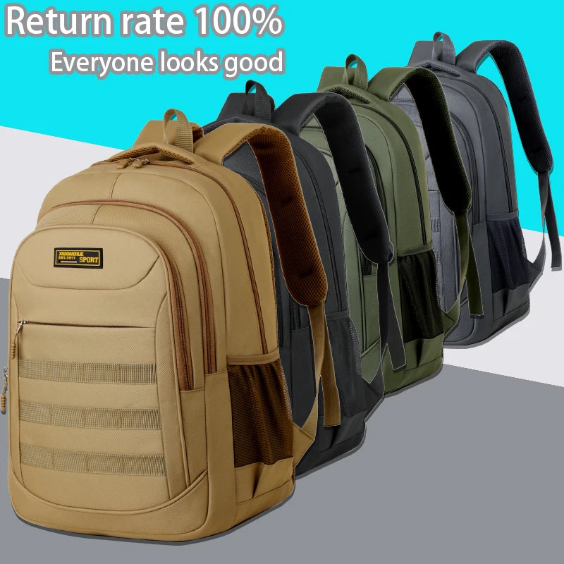 Men's and women's universal backpack, large capacity multi-purpose laptop backpack, durable travel backpack with safety compartm