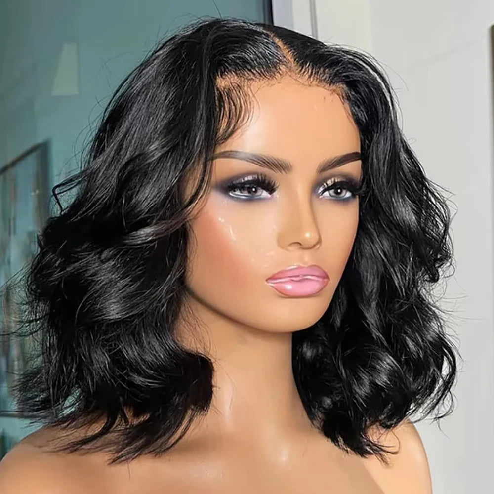 5X5 4X4 Glueless Body Wave Bob Wigs 13X4 13x6 HD Lace Frontal Wig 100% Human Hair Natural Wave Wig Short Bob Wigs of Women